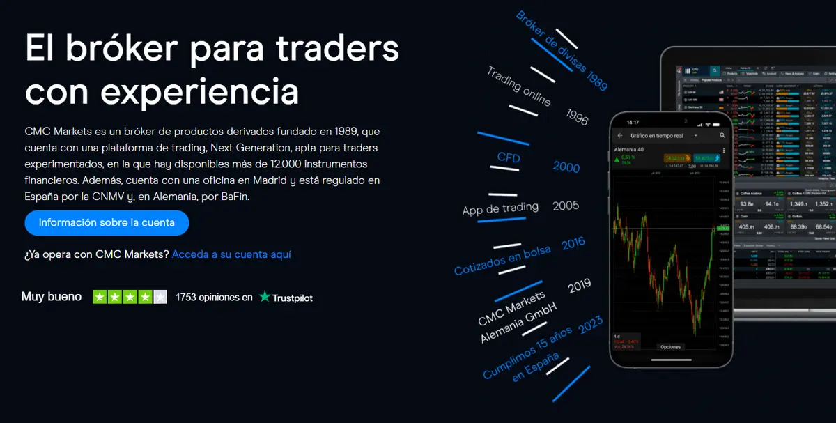 ¿Cómo abrir una cuenta en CMC Markets? ¿Es el mejor broker de forex? ¿Cuáles son las comisiones y tarifas? ¡Analizamos la oferta de la empresa! - 1