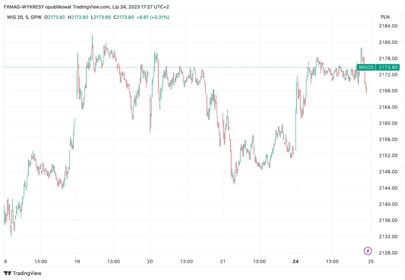 Resumen de la última sesión de WSE: ¡Esta empresa sorprendió a todos! WIG20 descuenta datos importantes... Movimiento alcista en la Bolsa de Valores de Varsovia gracias a Skyline Development - 1