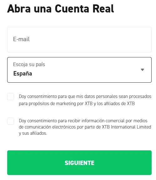 Cuenta en XTB: cómo abrir una cuenta en XTB? Cuenta real vs cuenta demo en XTB. Dónde comprar acciones XTB - 2