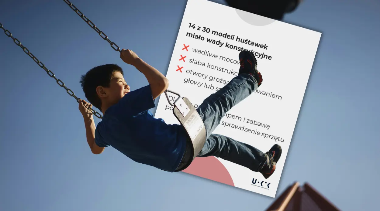 Red Flag from UOKiK. Swings Threaten Children's Lives? 14 of 30 Models Had Structural Defects
