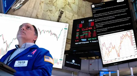 9.7 billion dollars in a week. Institutional investors rushed onto Nasdaq