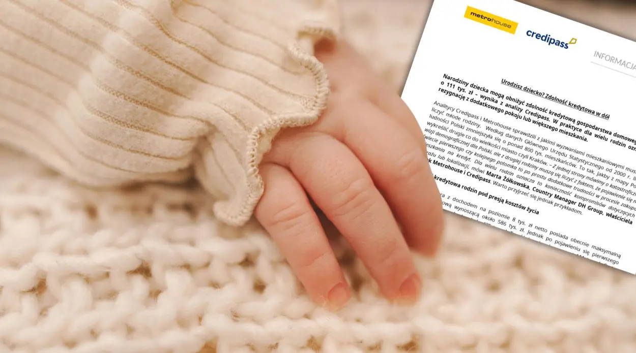 Bienes raíces: ¿Esperas un hijo? ¡El banco reducirá tu capacidad crediticia en más de 100,000 PLN!