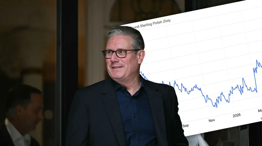 Políticamente conmocionado en el Reino Unido. Los problemas de Starmer golpean la tasa del libra al zloty