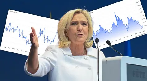 Will the euro rate fall due to political shock? Confusion around Le Pen continues