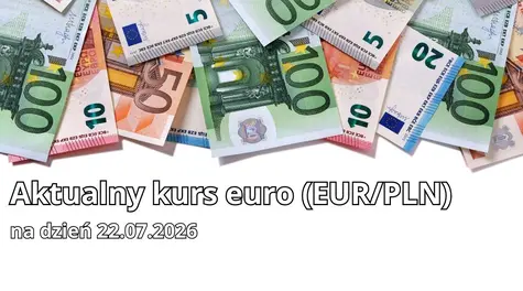 Tipo de cambio del euro hoy. ¿Cuánto vale el euro (EUR/PLN) el 22 de julio de 2026? Gráfico del tipo de cambio del euro al zloty polaco
