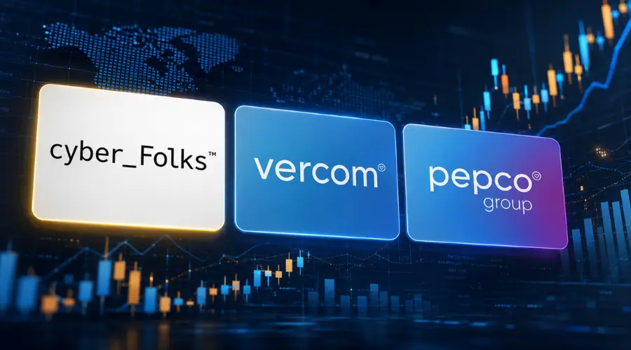 Acciones de Cyber_Folks, Vercom y Pepco lideran la sesión de hoy. Lista larga de dividendos próximos