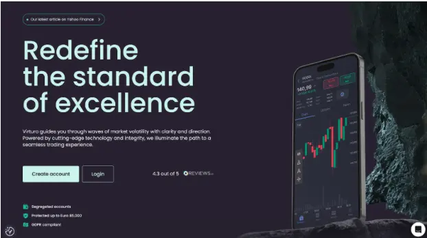 Virturo Broker – Premium CFD, Forex & Crypto Trading