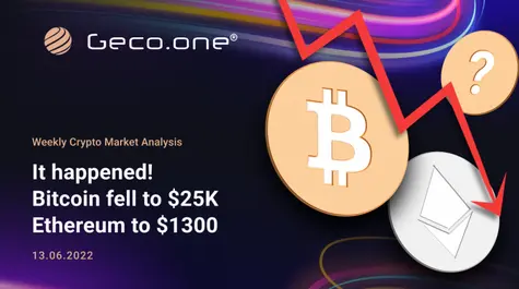 It happened! Bitcoin fell to $25K Ethereum to $1300| FXMAG.COM