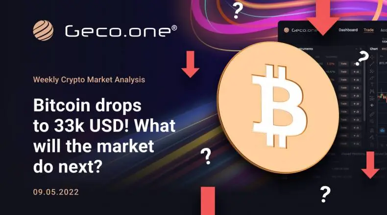 (BTC/USD) Bitcoin drops to 33k USD! Ether (ETH) Drops, Litecoin (LTC) Is Below The Technical Support, Cardano (ADA) ... What will the market do next? | by Geco.one | FXMAG.COM