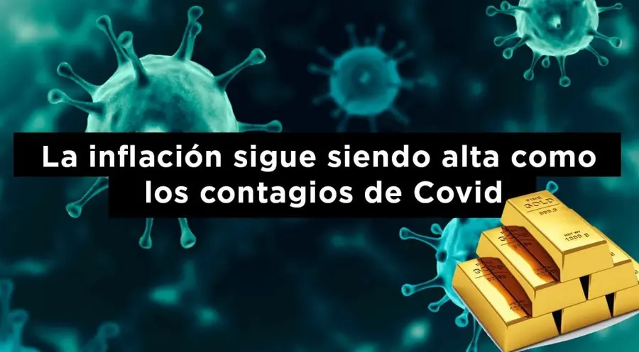 La inflación sigue siendo alta como los contagios de covid ¿que ha pasado con los metales preciosos?