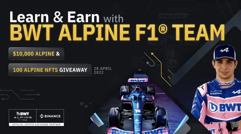 Learn & Earn with Esteban Ocon from BWT Alpine F1® Team: $10,000 in ALPINE and 100 ALPINE NFTs Up for Grabs!| FXMAG.COM
