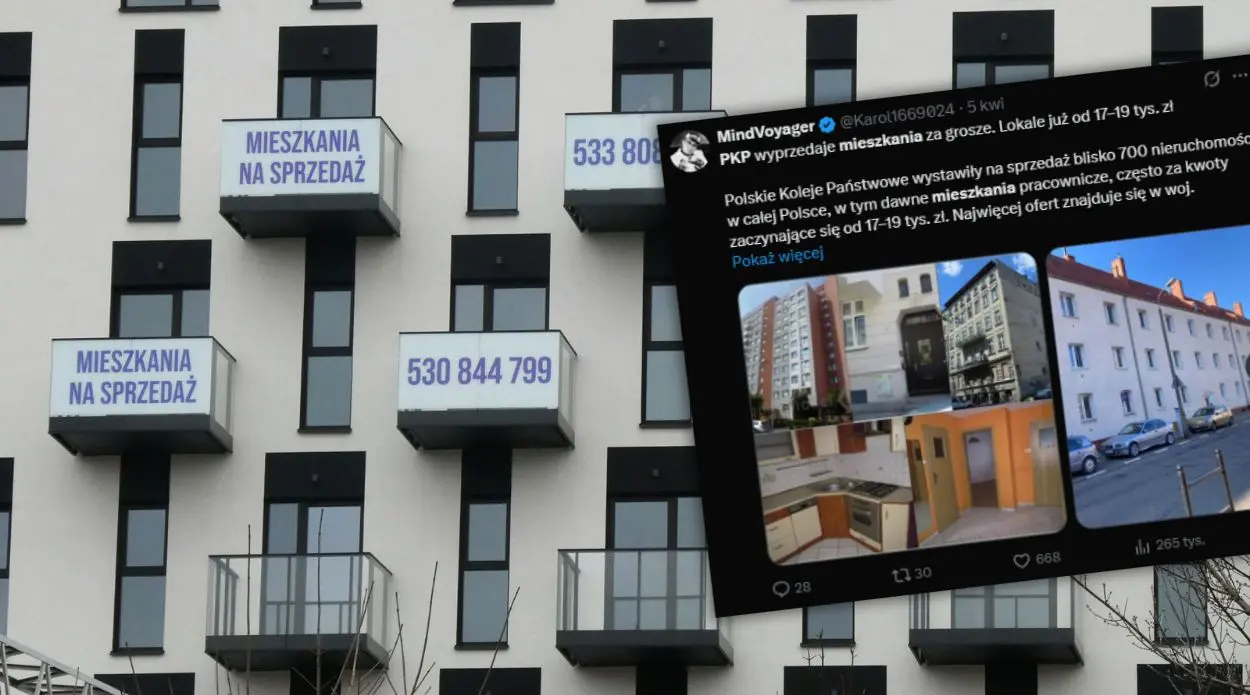 Apartamentos por 17,000 PLN? PKP vende inmuebles en toda Polonia. Hay un truco