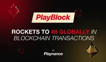 PlayBlock Rockets to #8 Globally in Blockchain Transactions and Turnover Following DappRadar Listing
