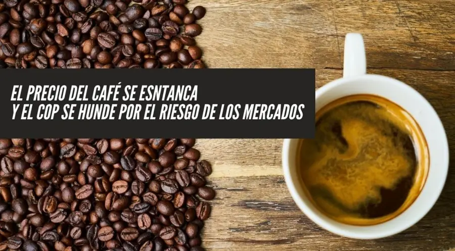 Se estanca el rally del café y el peso colombiano se hunde con el riesgo de los mercados